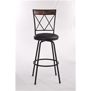 Hillsdale Metal Stools Adjustable Bar Stool